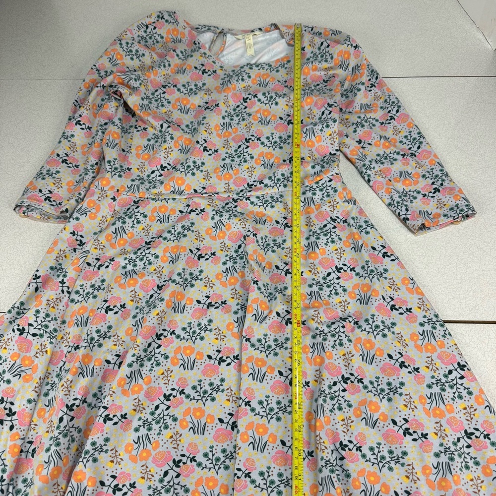 Matilda Jane Joanna Gaines Dress With Ruffled Hem - Floral Print - Size Large - Picture 4 of 7